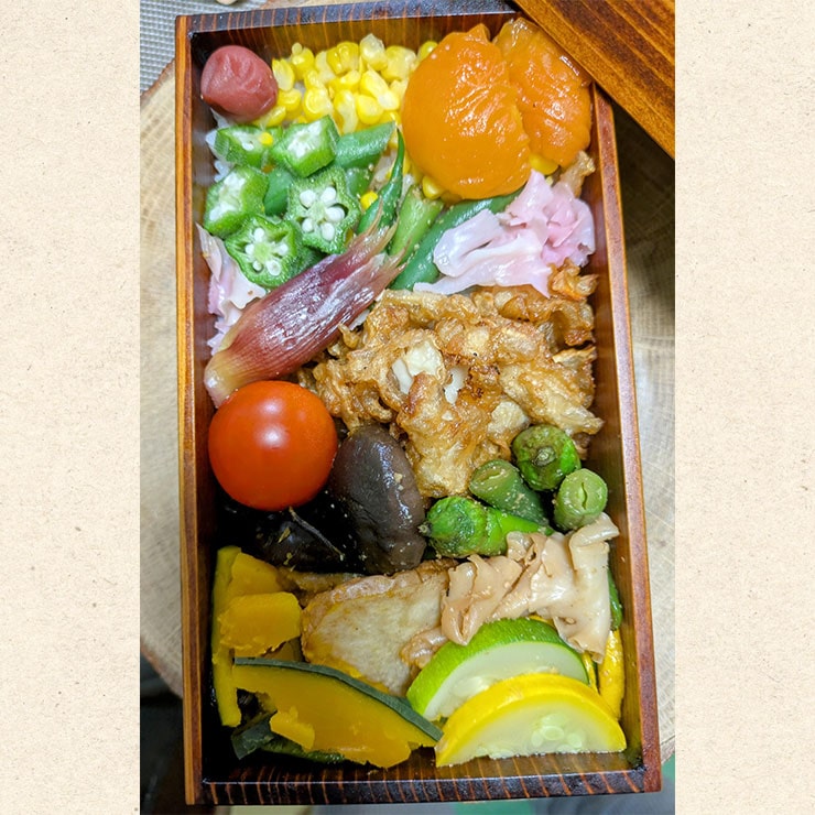 有機/自給率99%　健康弁当